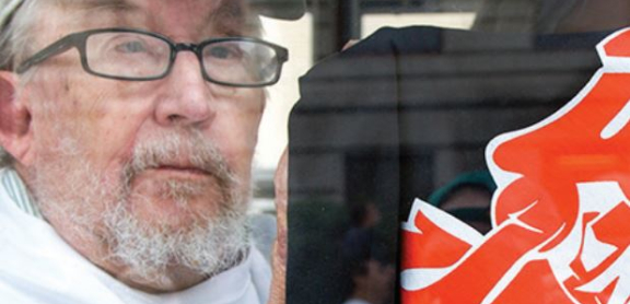 Above, EPOCA member Jay McCcune gets ready to head to Boston to lobby for better policies aimed at helping ex-prisoners return to society/Elizabeth Brooks photo