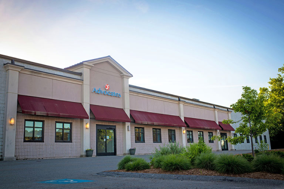 Exterior shot of Advocates Life Skills and Learning Center at 290 Eliot Street in Ashland