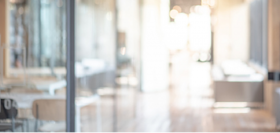 diffused background of an office